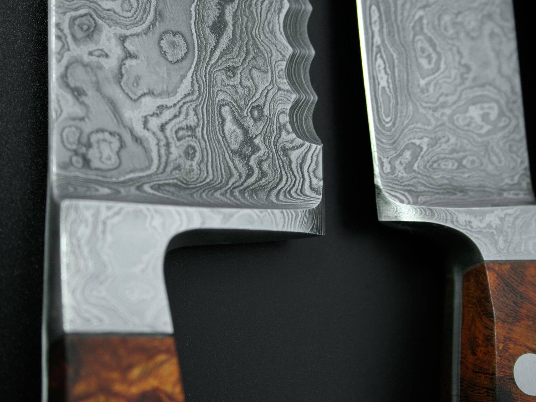 Exklusives Brotmesser Damaststahl mit perfekt ausbalancierter Ästhetik