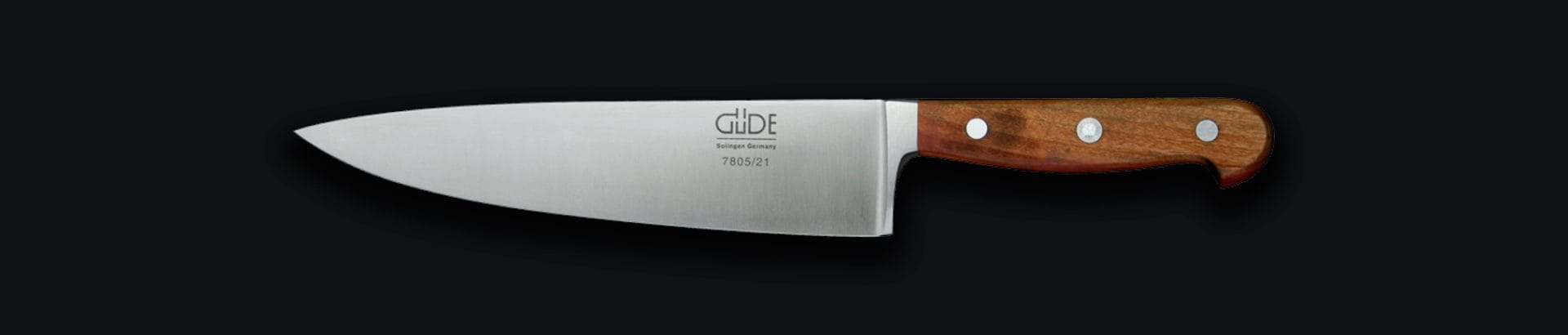 Knives Solingen, Güde knives, chef's knives Solingen, knife set, sharpening steel, solinger knives