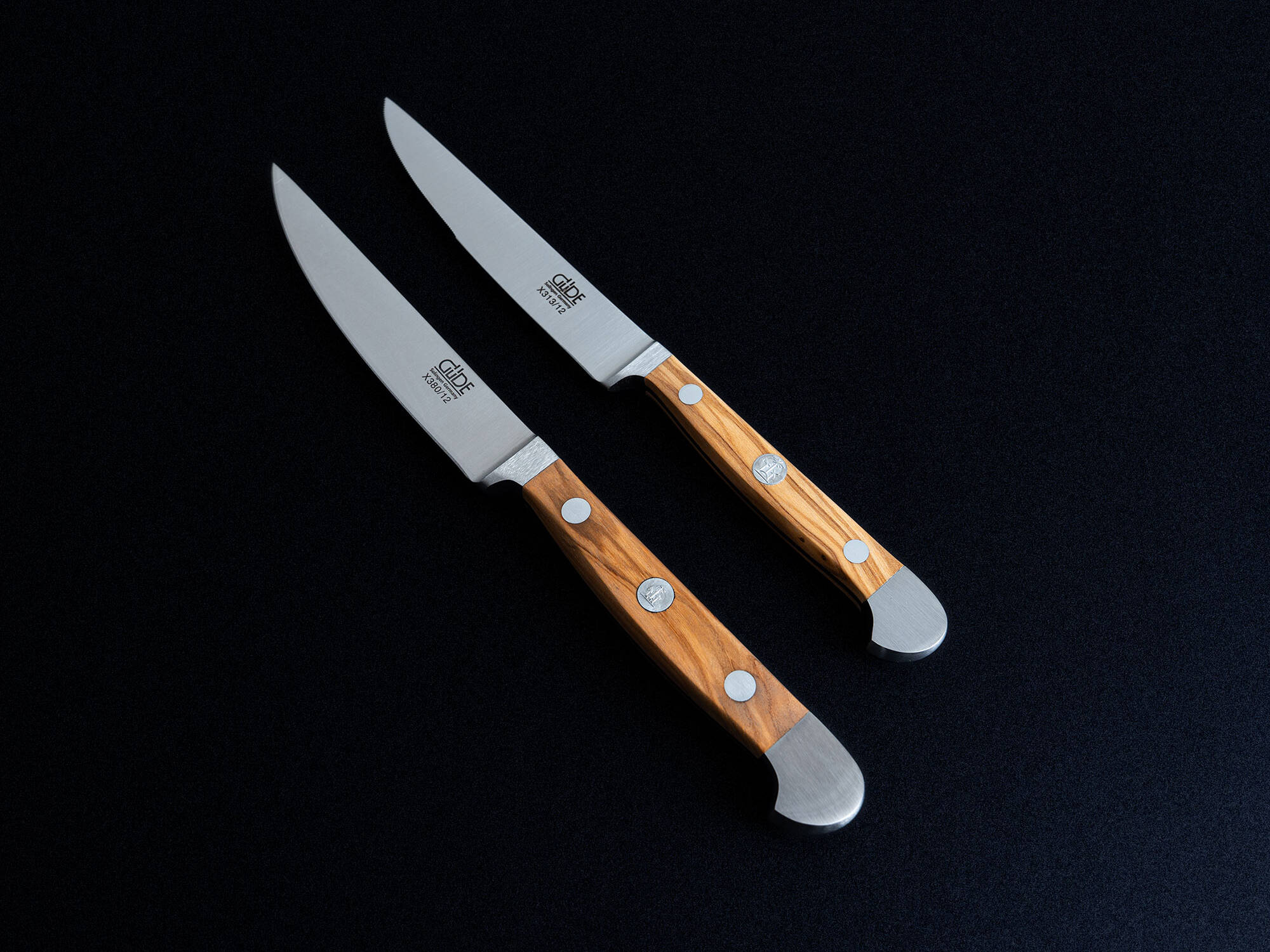 Messer Solingen, Güde Messer, Kochmesser Solingen, Messerset, wetzstahl, solinger messer Knivar Solingen, Güde , kockknivar Solingen, knivset, slipstål, knivar från Solingen