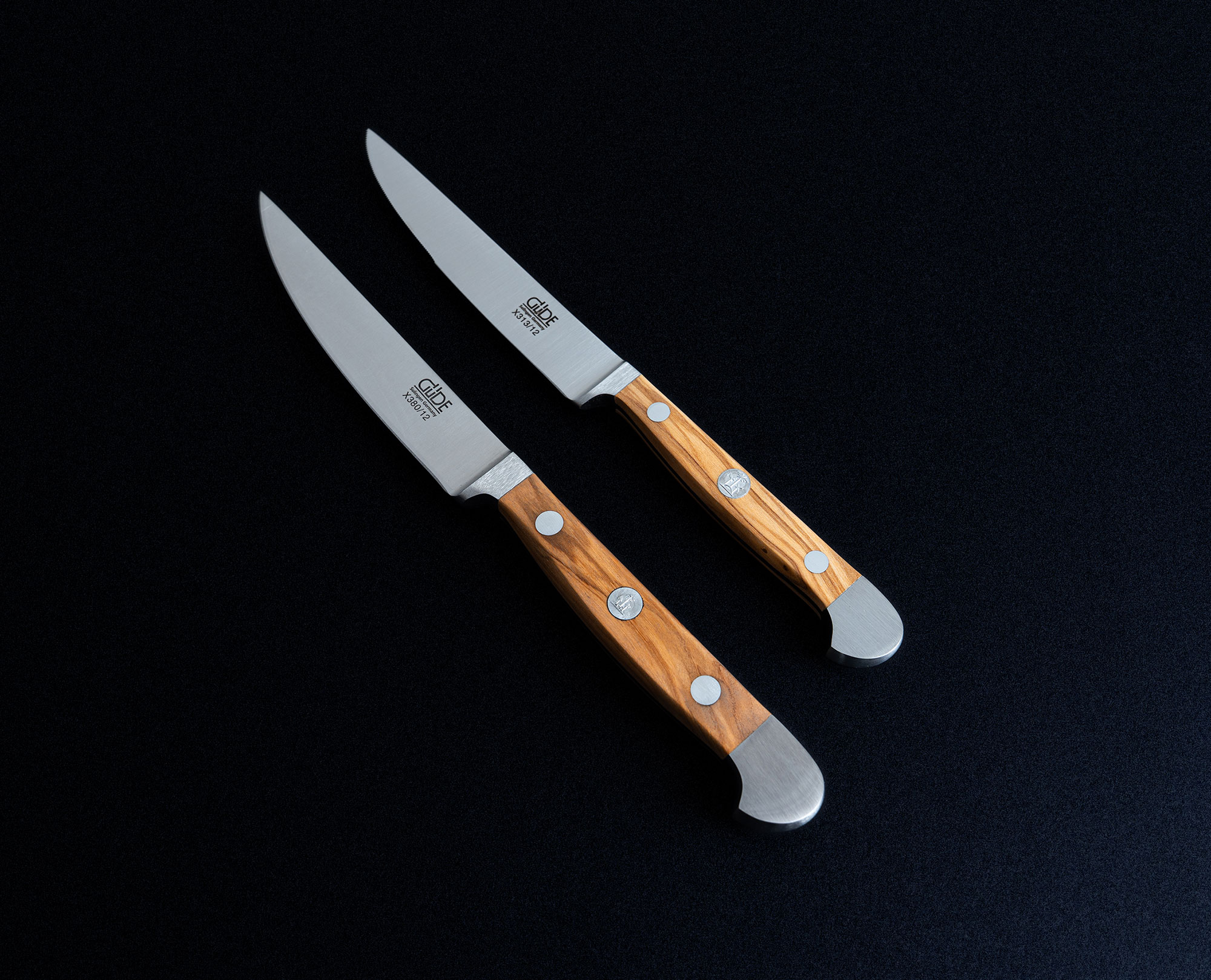 Messer Solingen, Güde Messer, Kochmesser Solingen, Messerset, wetzstahl, solinger messer Knivar Solingen, Güde , kockknivar Solingen, knivset, slipstål, knivar från Solingen