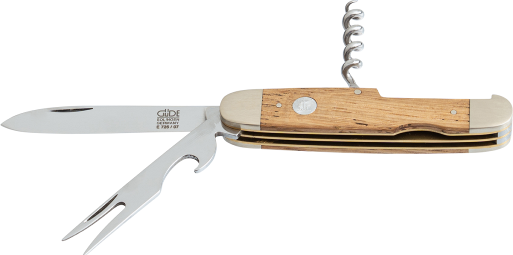 Pocket Knife with Pitchfork, Fasseiche