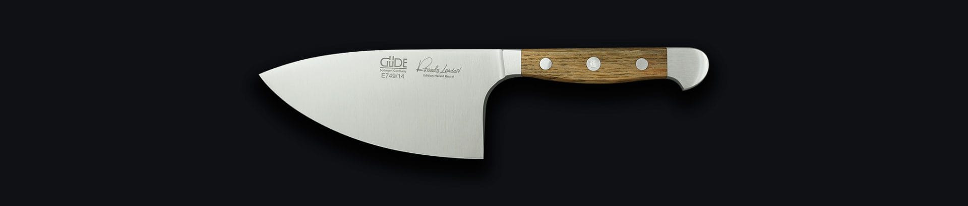 Knives Solingen, Güde knives, chef's knives Solingen, knife set, sharpening steel, solinger knives