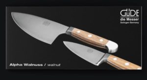 Nůž Solingen , Güde Nože, kuchařské nože Solingen , sada nožů, brusná ocel, solinger nůž