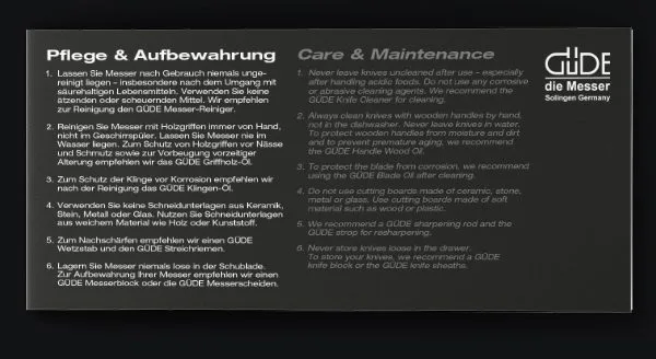 Messer Solingen, Güde Messer, Kochmesser Solingen, Messerset, wetzstahl, solinger messer