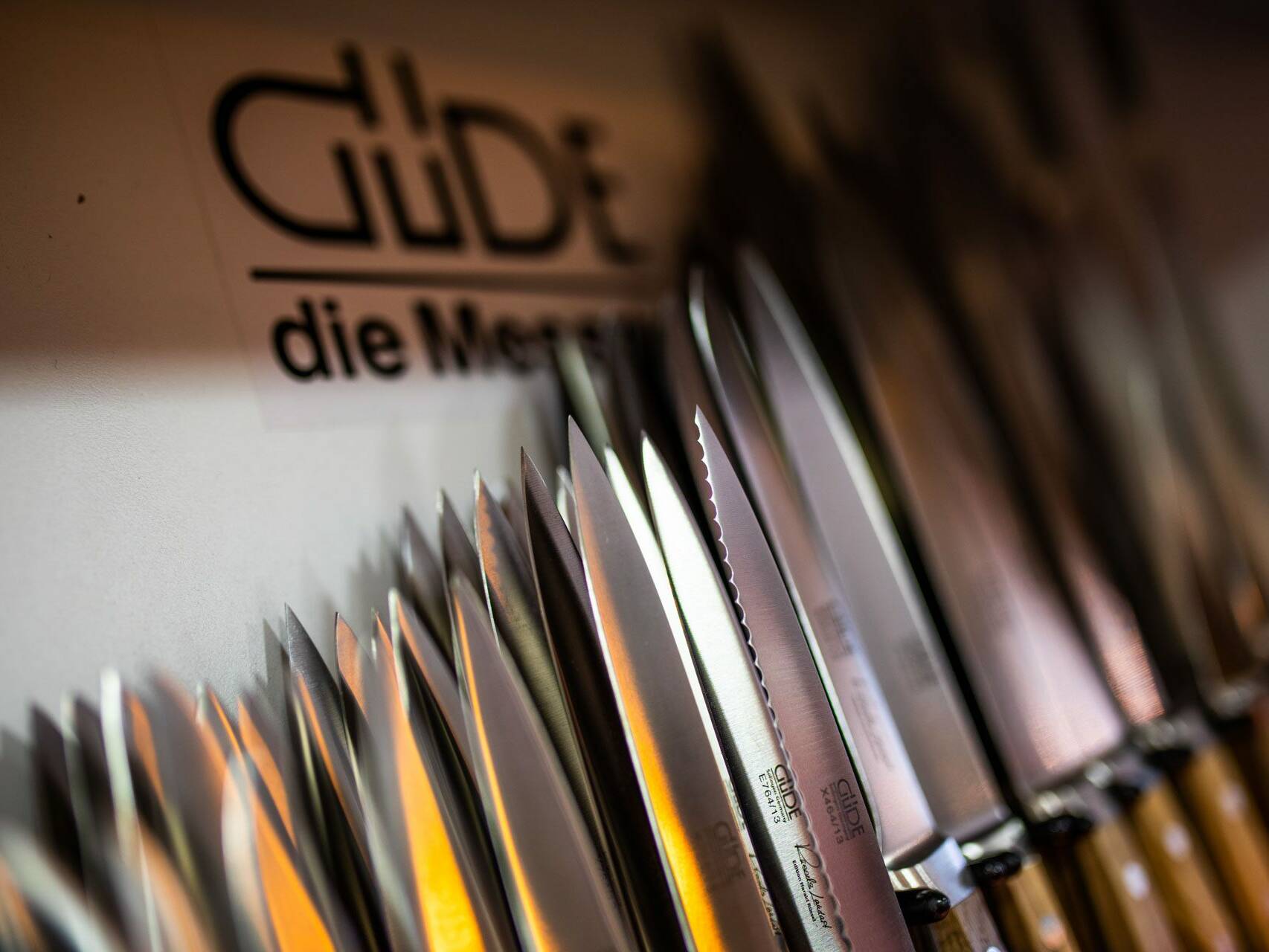 Knives Solingen, Güde knives, chef's knives Solingen, knife set, sharpening steel, solinger knives