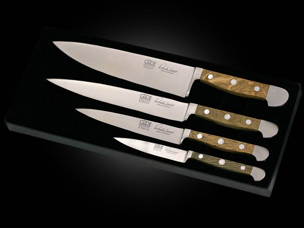 Knives Solingen, Güde knives, chef's knives Solingen, knife set, sharpening steel, solinger knives