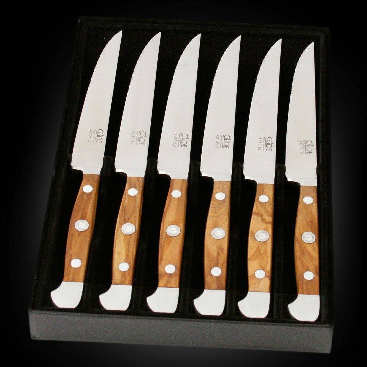 Knives Solingen, Güde knives, chef's knives Solingen, knife set, sharpening steel, solinger knives