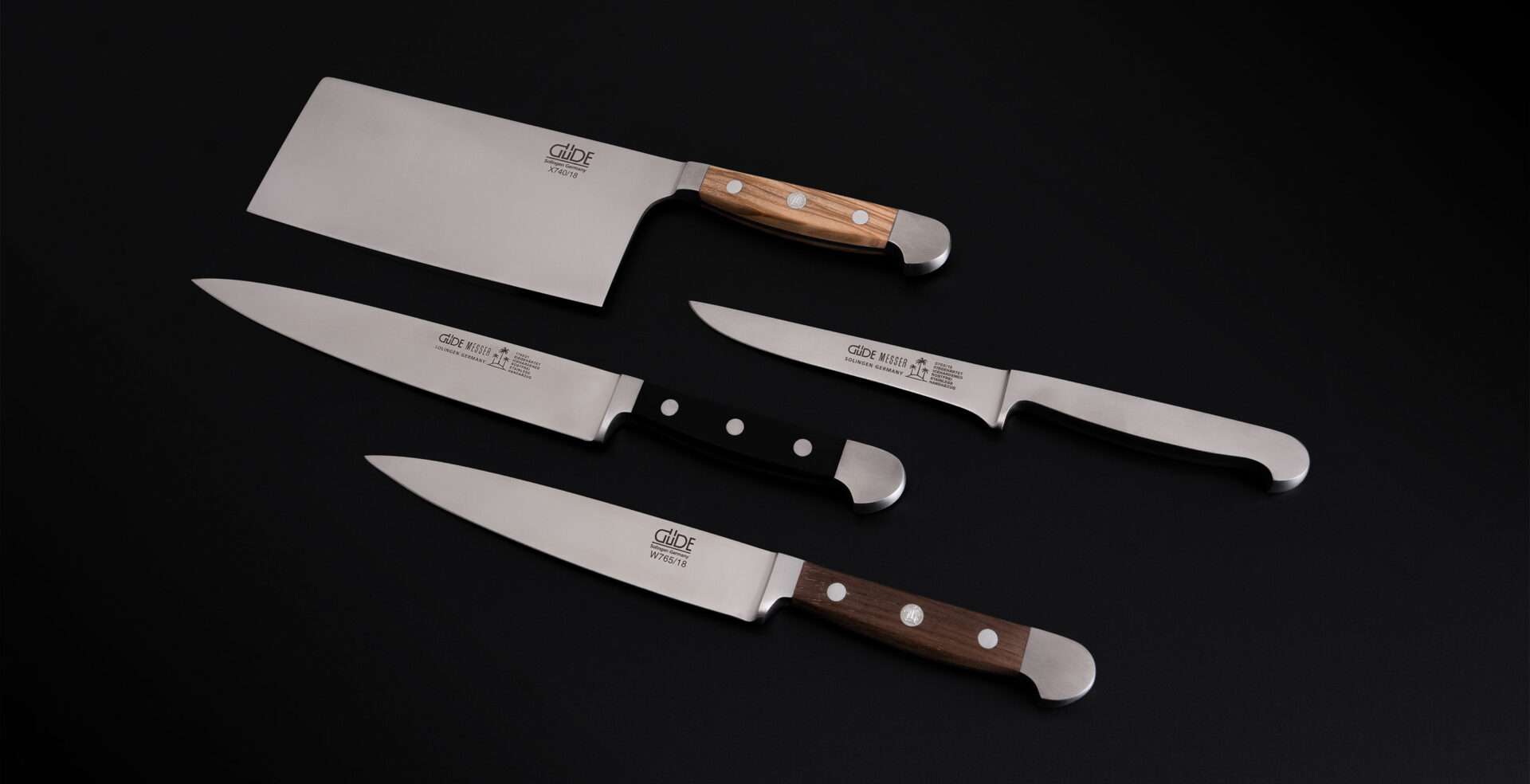 Messer Solingen, Güde Messer, Kochmesser Solingen, Messerset, wetzstahl, solinger messer