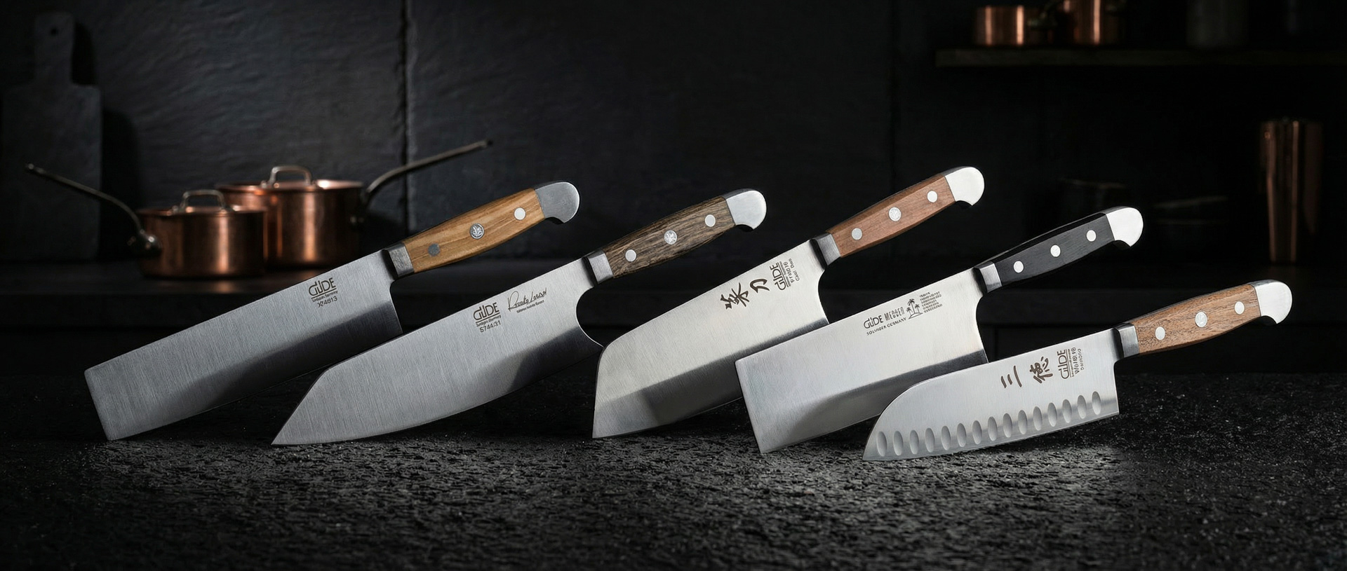 Messer Solingen, Güde Messer, Kochmesser Solingen, Messerset, wetzstahl, solinger messer