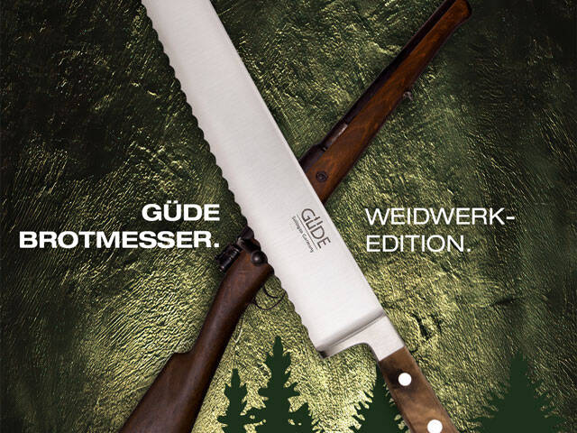 Couteaux Solingen, Güde , couteaux de cuisine Solingen, set de couteaux, fusil à aiguiser, couteaux de Solingen