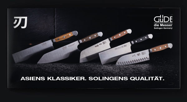 Messer Solingen, Güde Messer, Kochmesser Solingen, Messerset, wetzstahl, solinger messer