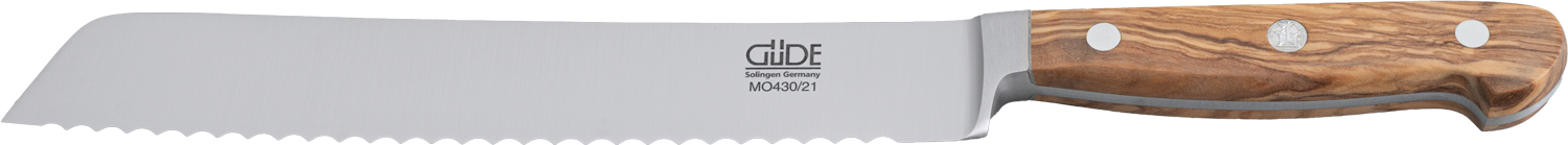 Messer Solingen, Güde Messer, Kochmesser Solingen, Messerset, wetzstahl, solinger messer Güde Milly Olive Bread Knife MO430/21